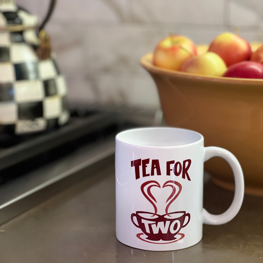 Tea for Two Mug | Music-Inspired Ceramic Mug | Songbook Ink