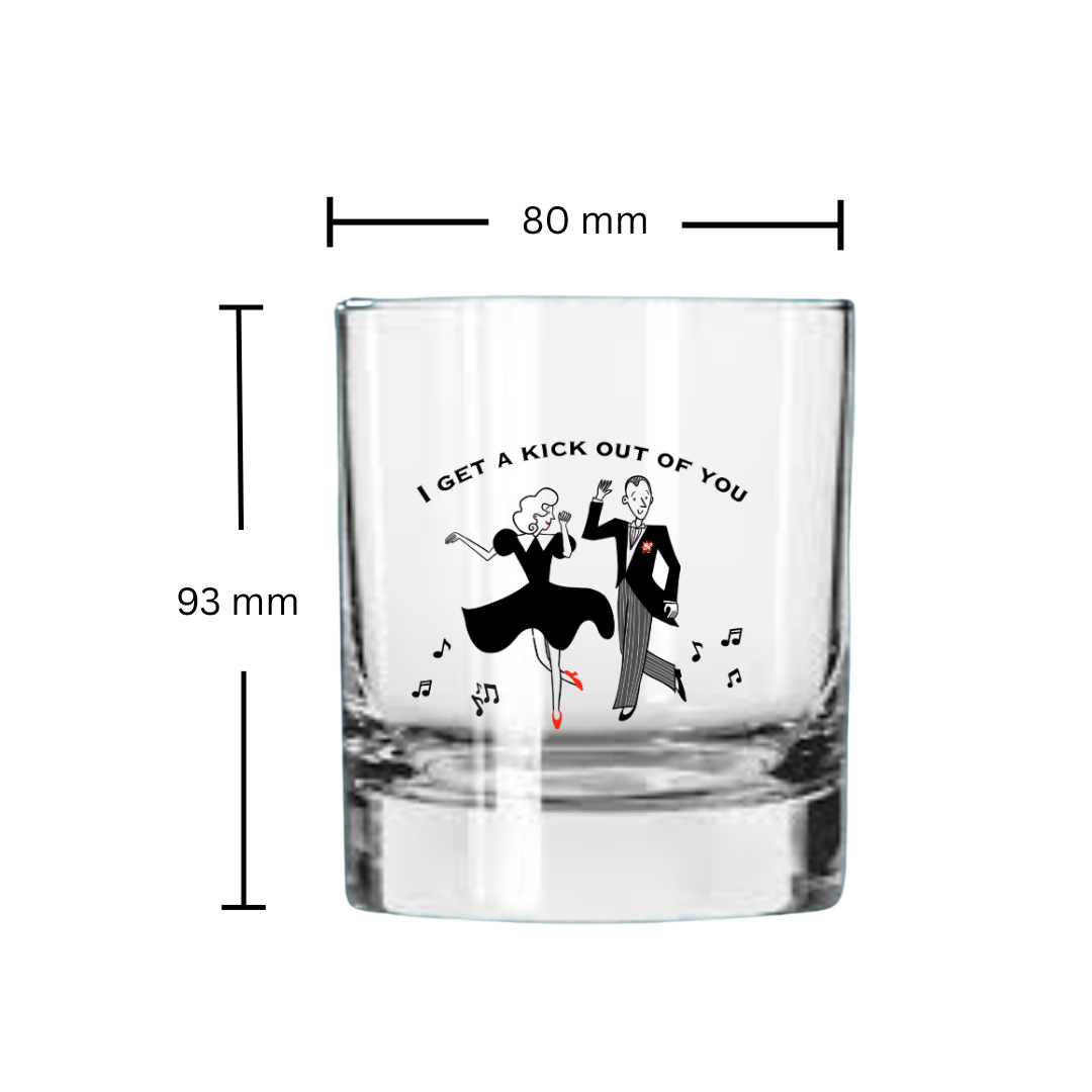 Cocktail glass - "I Get A Kick Out Of You"