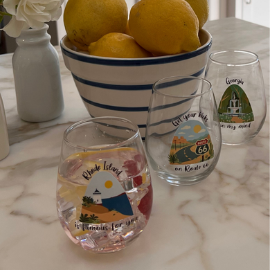 Stemless wine glasses - ROAD TRIP Series