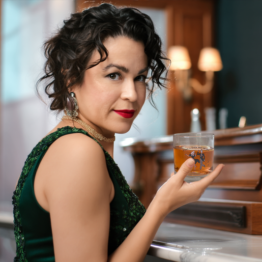 Hold Your Liquor Cocktail Glasses | Music-Inspired Barware for Entertaining “I Get a Kick Out Of You”