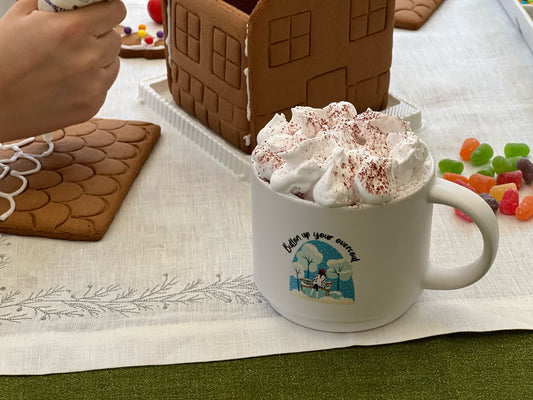 Stackable Coffee Mugs for Music Lovers | Songbook Ink "Come In From The Cold" collection