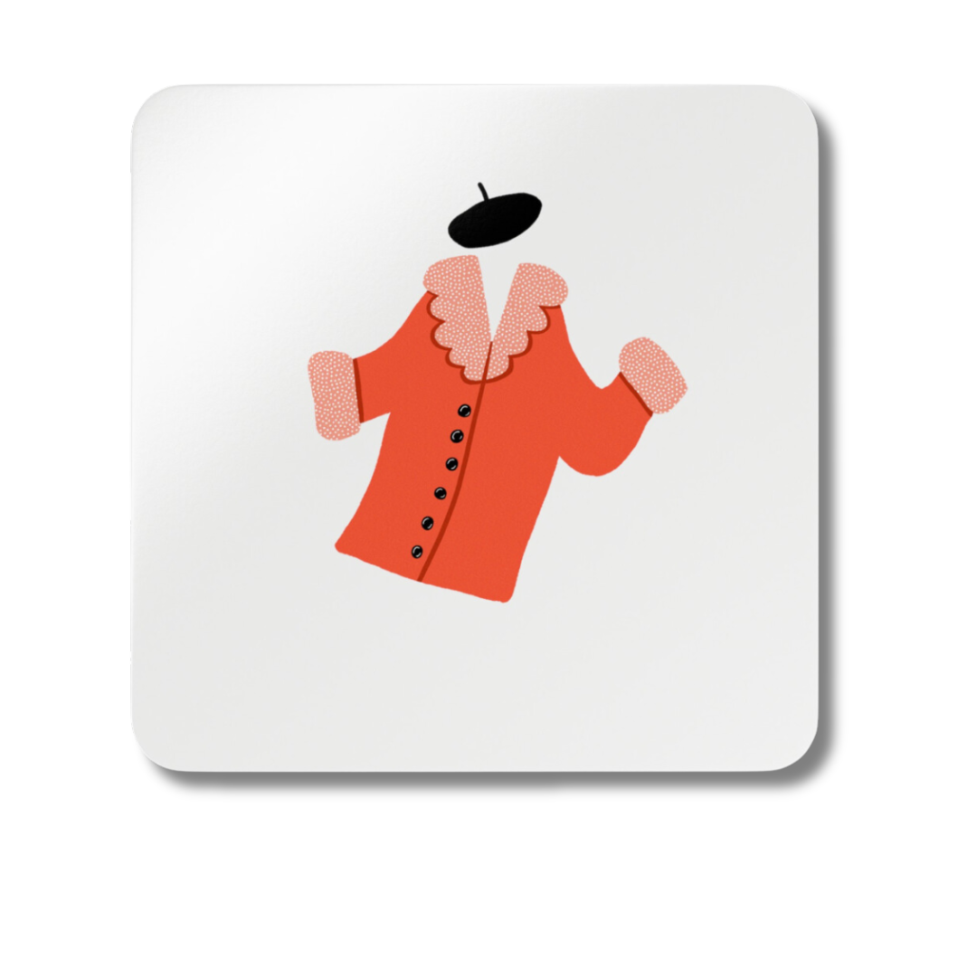 Cocktail coasters - "Marshmallow World"
