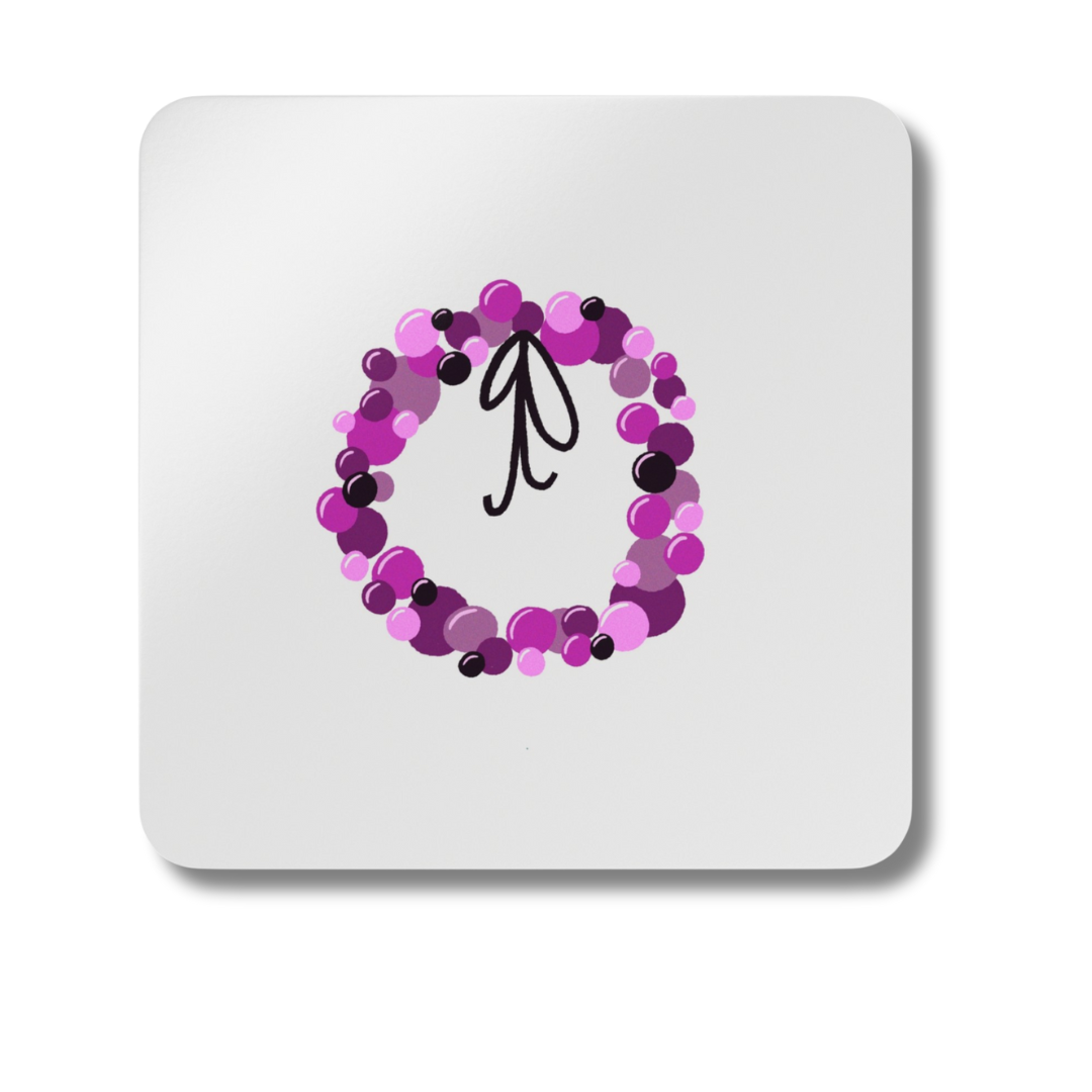 Cocktail coasters - "Marshmallow World"