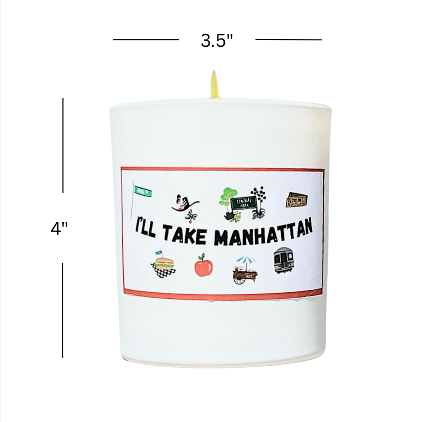 ON THE TOWN "I'll Take Manhattan" candle