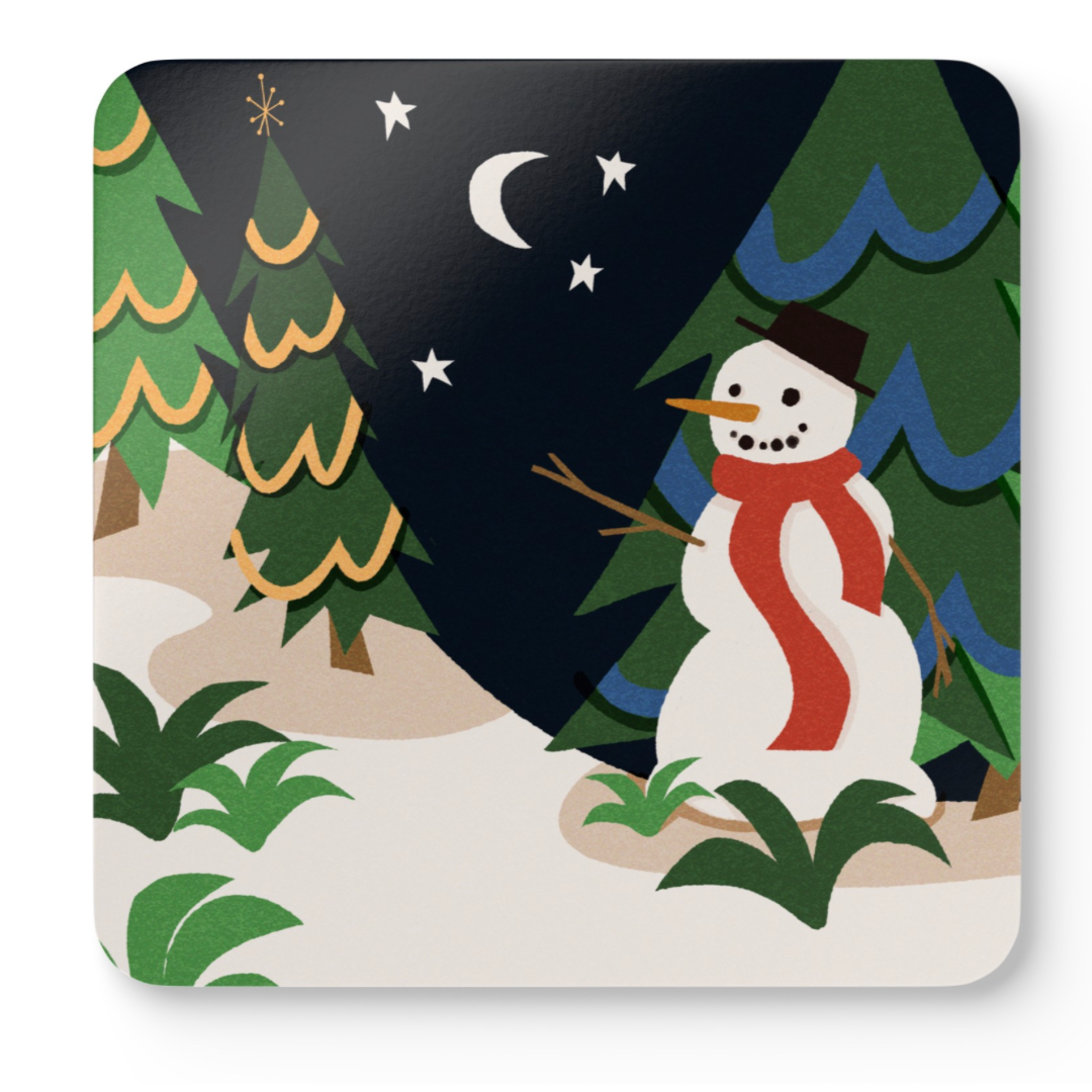 Cocktail coasters - "Winter Wonderland"