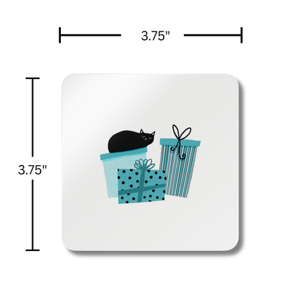 Cocktail Coasters | Music-Inspired Barware for Entertaining "Marshmallow World"