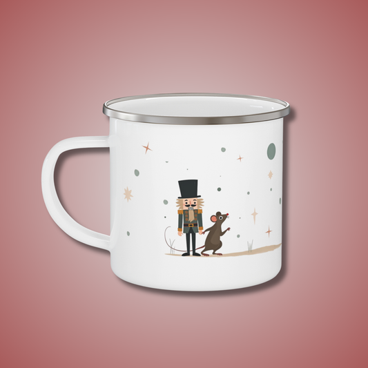 The Nutcracker Enamel Cup | Music Inspired Kids Christmas Mug