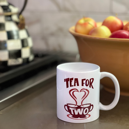 Tea for Two Mug | Music-Inspired Ceramic Mug | Songbook Ink