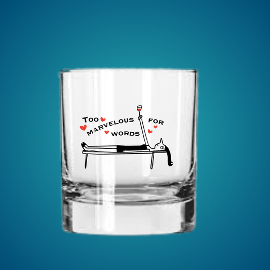 COMING THIS FALL: "Too Marvelous For Words" cocktail glass