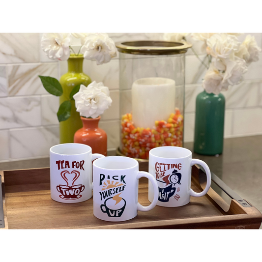 Getting To Be A Habit mug | Music-Inspired Ceramic Mug | Songbook Ink