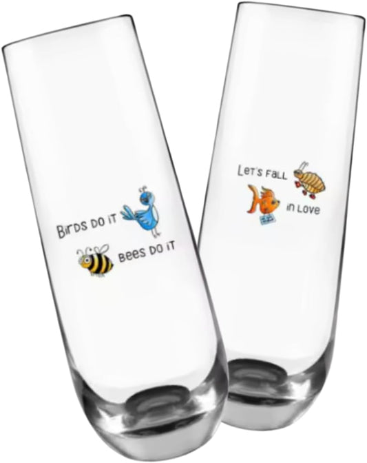 Stemless champagne flutes - Let's Do It