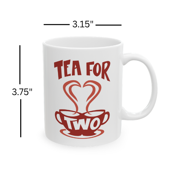 Tea for Two Mug | Music-Inspired Ceramic Mug | Songbook Ink
