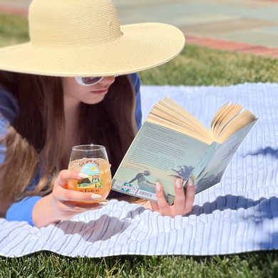 Stemless Wine Glasses for Music and Travel Lovers | Songbook Ink “(Get Your Kicks On) Route 66”