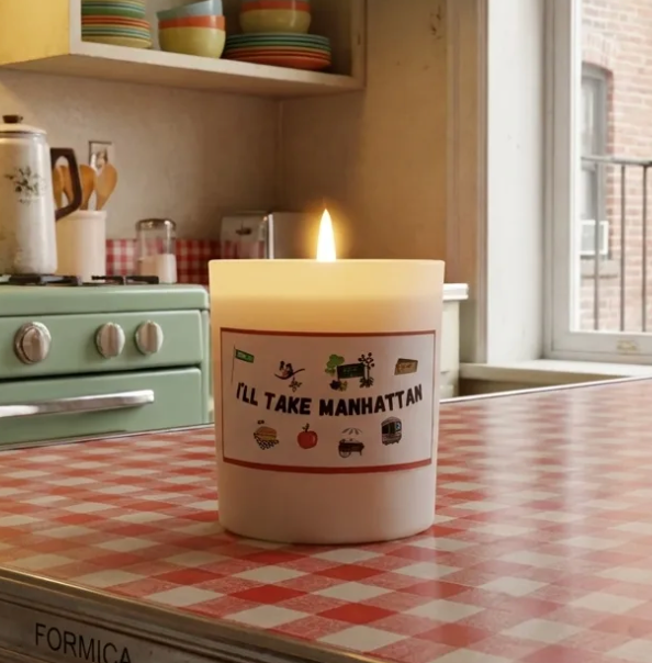 I’ll Take Manhattan” Candle | A New York City–Inspired Music Gift