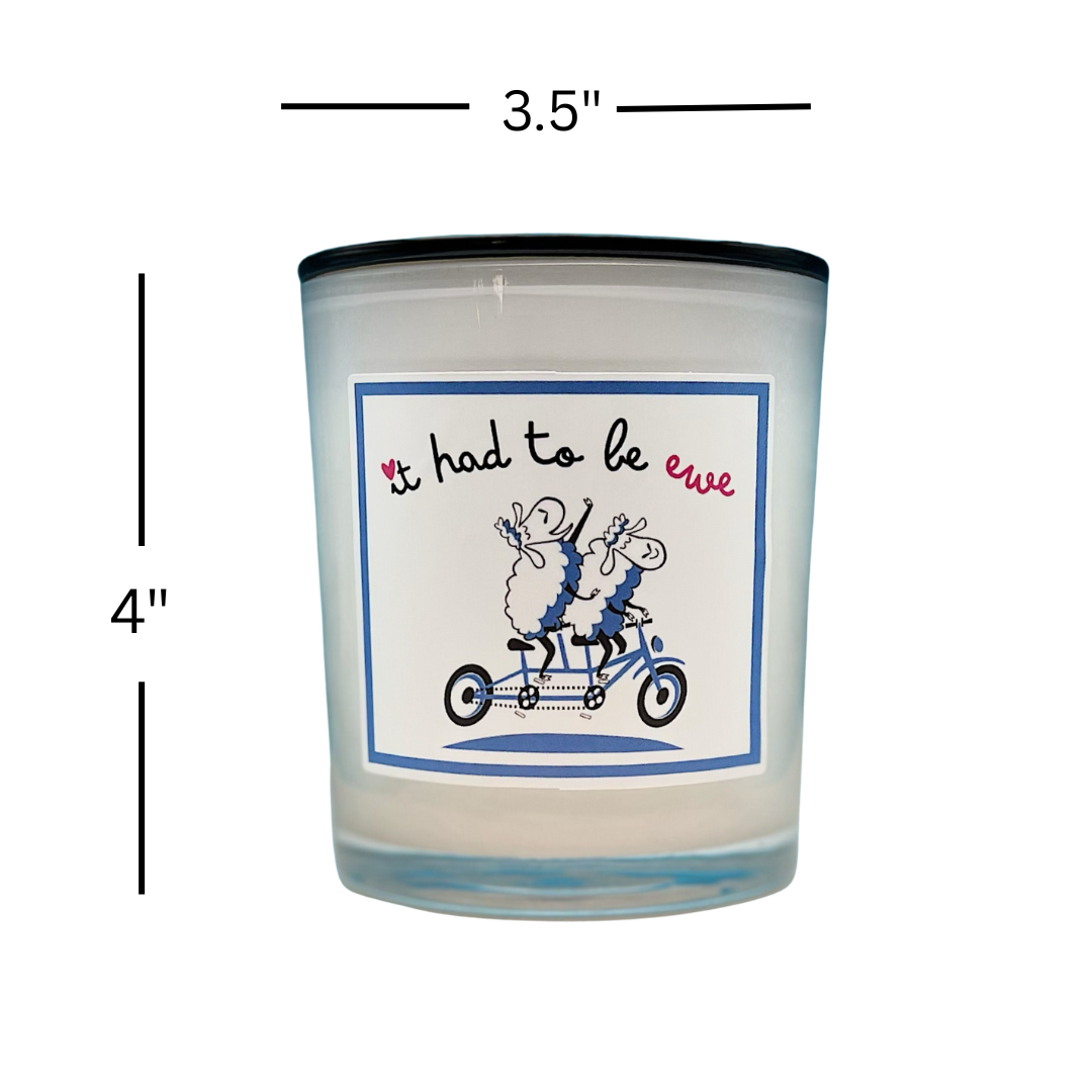 "It Had To Be Ewe” Vanilla Candle * a whimsical music-Inspired gift
