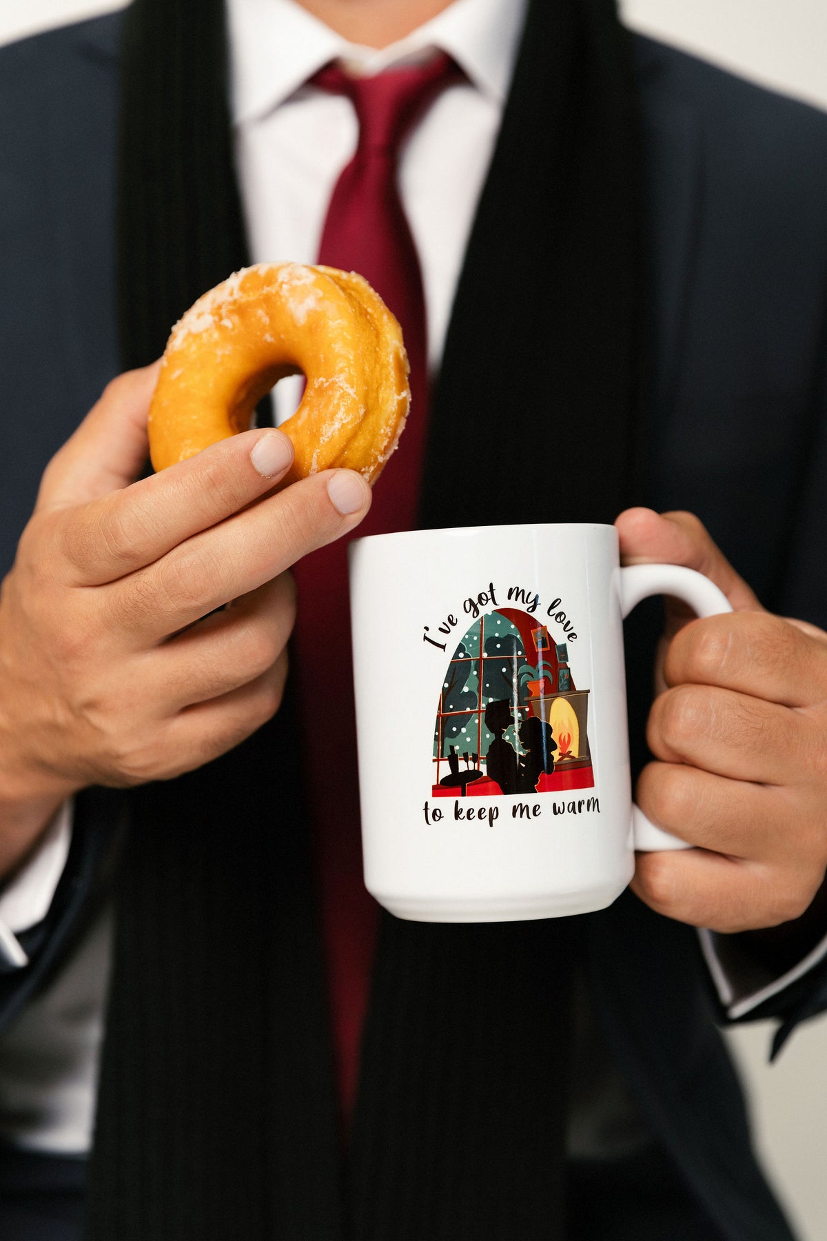 Music-Inspired Coffee Mug | Come In From The Cold Collection – “I’ve Got My Love to Keep Me Warm”