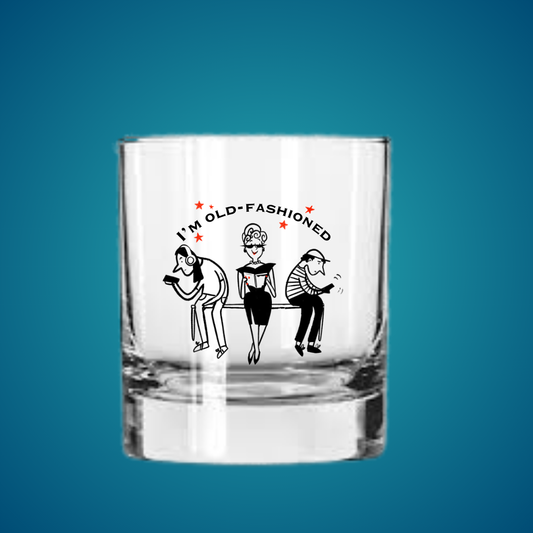 Hold Your Liquor Cocktail Glasses | Music-Inspired Barware for Entertaining “I’m Old-Fashioned”