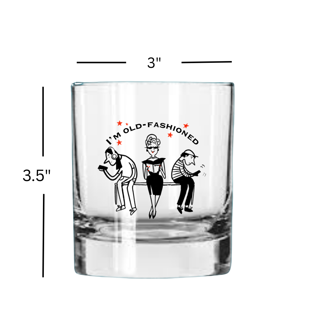 Hold Your Liquor Cocktail Glasses | Music-Inspired Barware for Entertaining “I’m Old-Fashioned”
