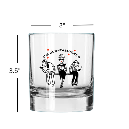 Hold Your Liquor Cocktail Glasses | Music-Inspired Barware for Entertaining “I’m Old-Fashioned”