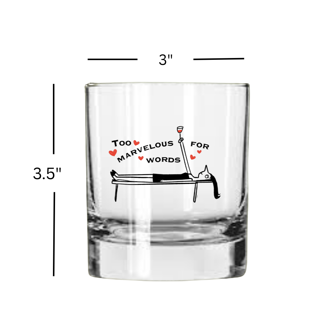 Hold Your Liquor Cocktail Glasses – Music-Inspired Barware for Entertaining "Too Marvelous For Words"