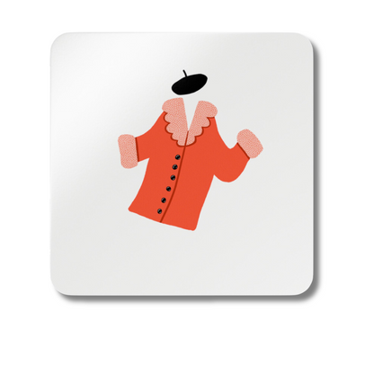 Cocktail coasters - "Marshmallow World"