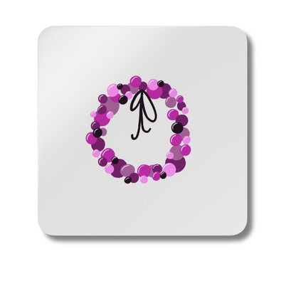 Cocktail coasters - "Marshmallow World"