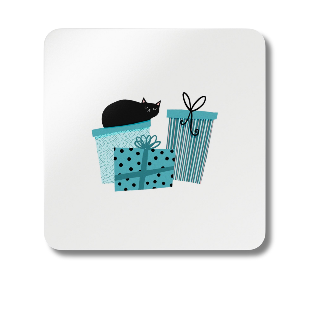 Cocktail coasters - "Marshmallow World"