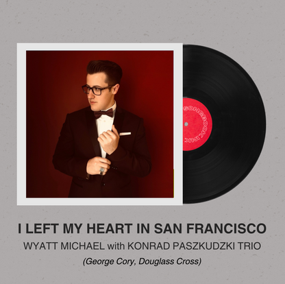 Stemless wine glass  "I Left My Heart in San Francisco"