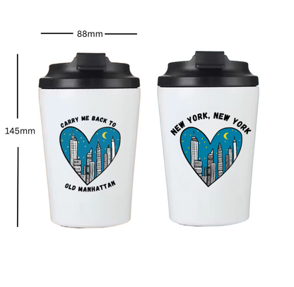 NYC tumblers and coffee