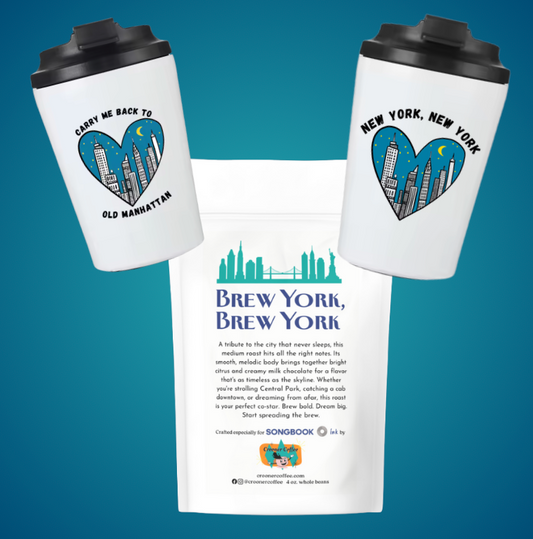 COMING IN AUGUST - NY tumblers and coffee