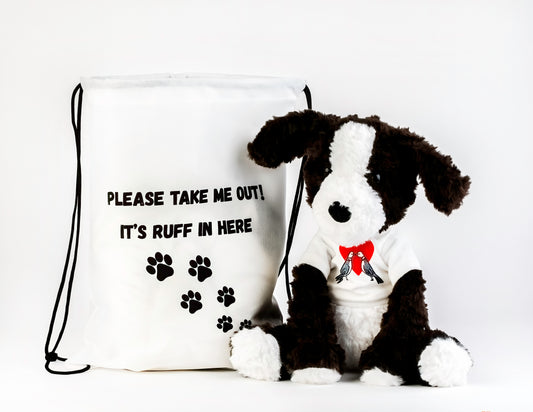 ON THE TOWN "Ain't We Got Fun (in New York)" plush dog