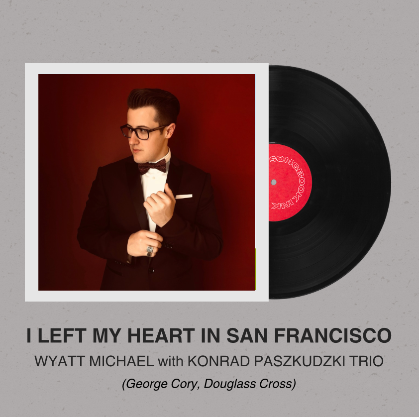 Stemless wine glass  "I Left My Heart in San Francisco"
