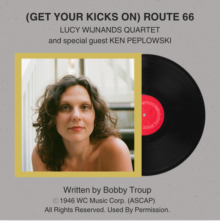 Stemless Wine Glasses for Music and Travel Lovers | Songbook Ink “(Get Your Kicks On) Route 66”