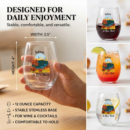 Stemless Wine Glasses for Music Lovers | Songbook Ink “I Left My Heart In San Francisco”