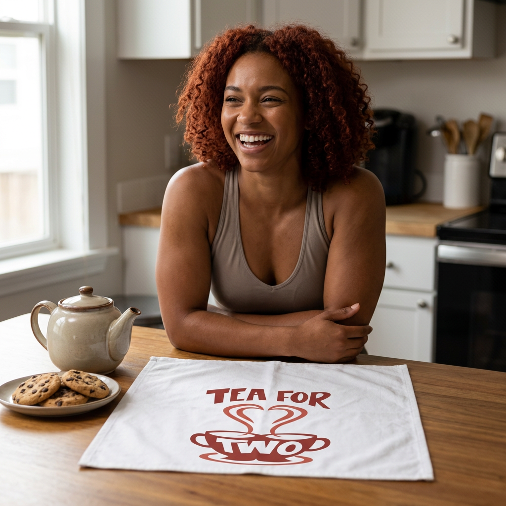 Tea Towel | Music-Inspired Kitchen Towel - Tea for Two