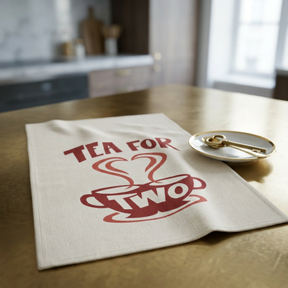 Tea Towel | Music-Inspired Kitchen Towel - Tea for Two
