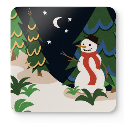 Cocktail coasters - "Winter Wonderland"