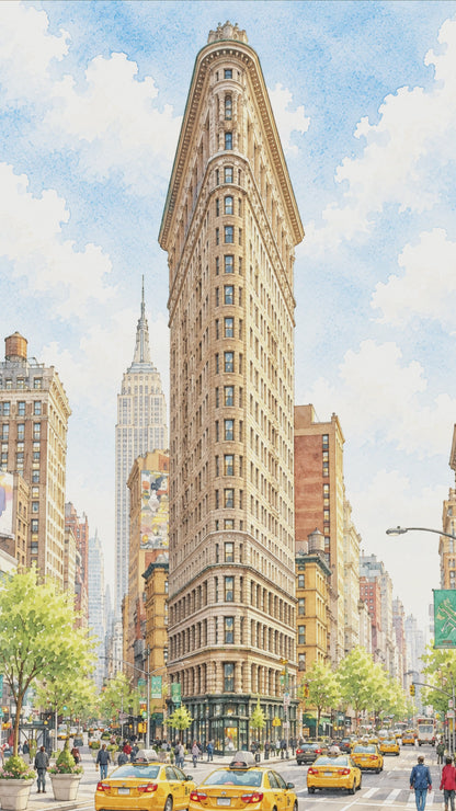 New York City Tea Towel | Manhattan Kitchen Towel with Music Download