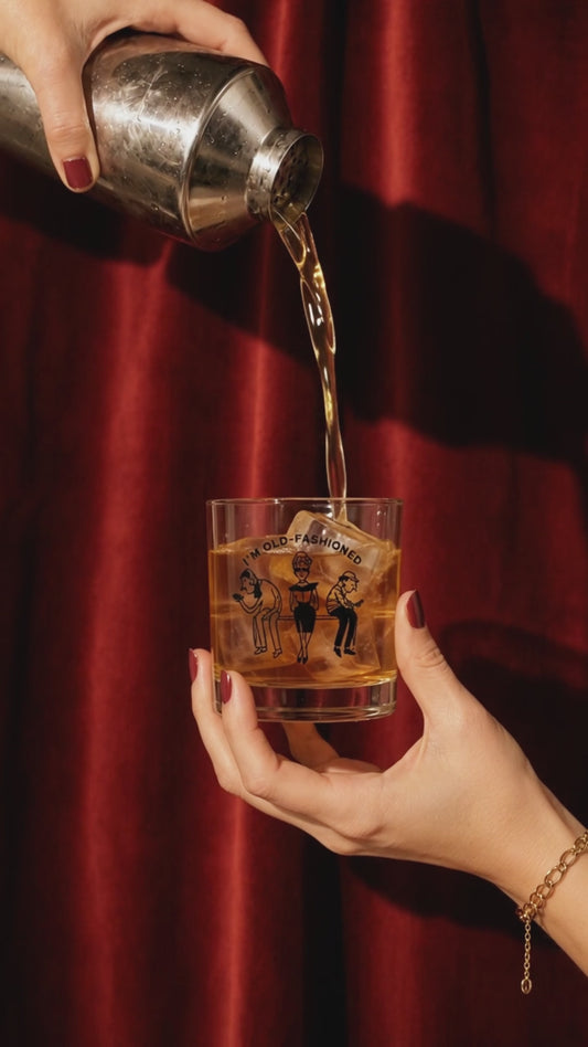 I'm Old Fashioned Cocktail Glass | Old Fashioned Whiskey Glass