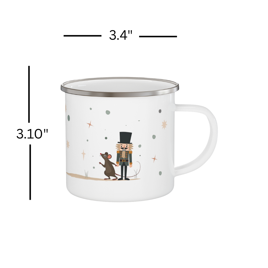 The Nutcracker Enamel Cup | Music Inspired Kids Christmas Mug